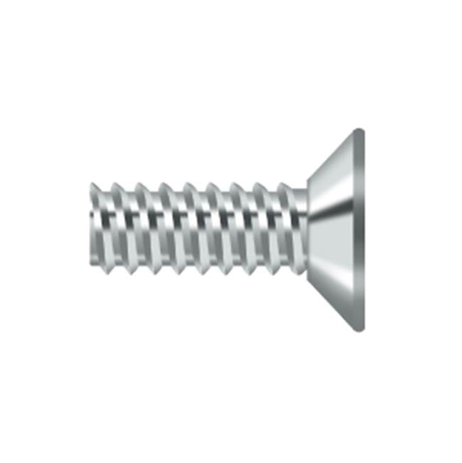 Deltana - Machine Screw, Steel, No.9 x 1/2'' - Polished Chrome