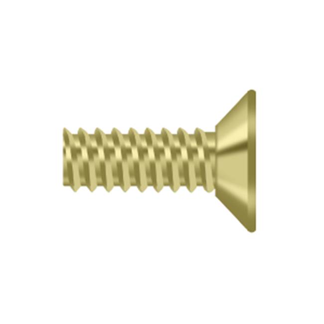 Deltana - Machine Screw, Steel, No.9 x 1/2'' - Polished Brass