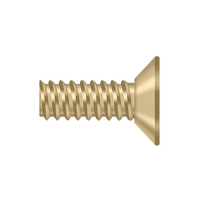 Deltana - Machine Screw, Steel, No.9 x 1/2'' - Brushed Brass