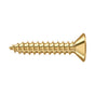 Deltana - Wood Screw, SB, No.10 x 1'' - PVD Polished Brass