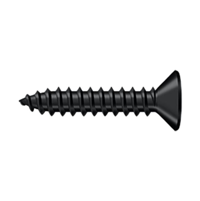 Deltana - Wood Screw, SB, No.10 x 1'' - Paint Black