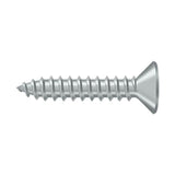 Deltana - Wood Screw, SB, No.10 x 1'' - Brushed Chrome