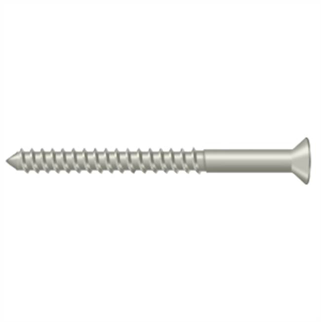 Deltana - Wood Screw, SB, No.10 x 2-1/2'' - Brushed Nickel