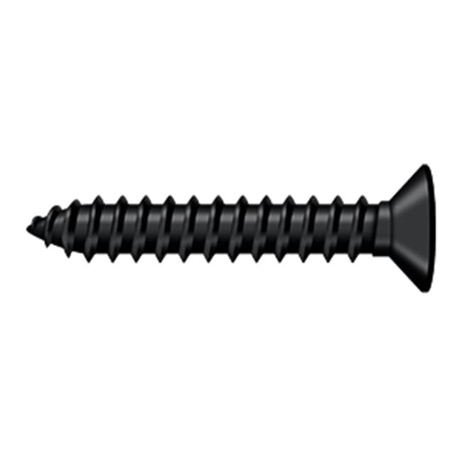 Deltana - Wood Screw, SB, No.12 x 1-1/4'' - Paint Black