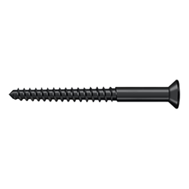 Deltana - Wood Screw, SB, No.12 x 2-1/2'' - Paint Black