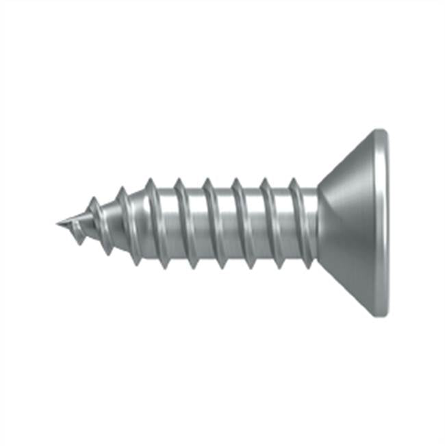 Deltana - Wood Screw, SB, No.12 x 3/4'' - Brushed Chrome