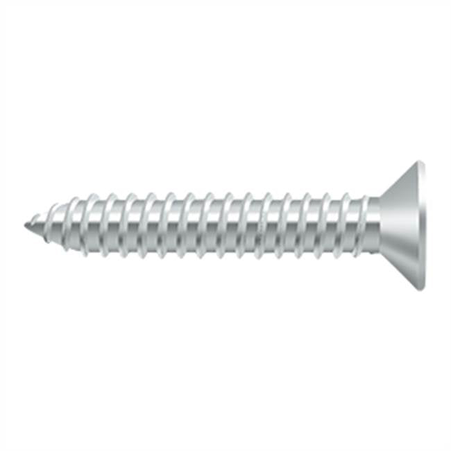 Deltana - Wood Screw, SB, No.14 x 1-1/4'' - Polished Chrome