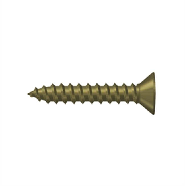 Deltana - Wood Screw, SB, No.7 x 3/4'' - Antique Brass
