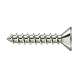 Deltana - Wood Screw, Steel, No.10 x 1'' - Polished Nickel