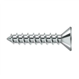 Deltana - Wood Screw, Steel, No.10 x 1'' - Polished Chrome