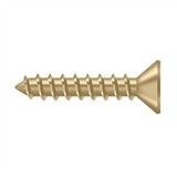 Deltana - Wood Screw, Steel, No.10 x 1'' - Brushed Brass