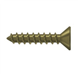 Deltana - Wood Screw, Steel, No.10 x 1'' - Antique Brass