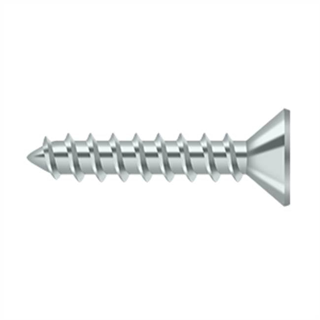 Deltana - Wood Screw, Steel, No.10 x 1''