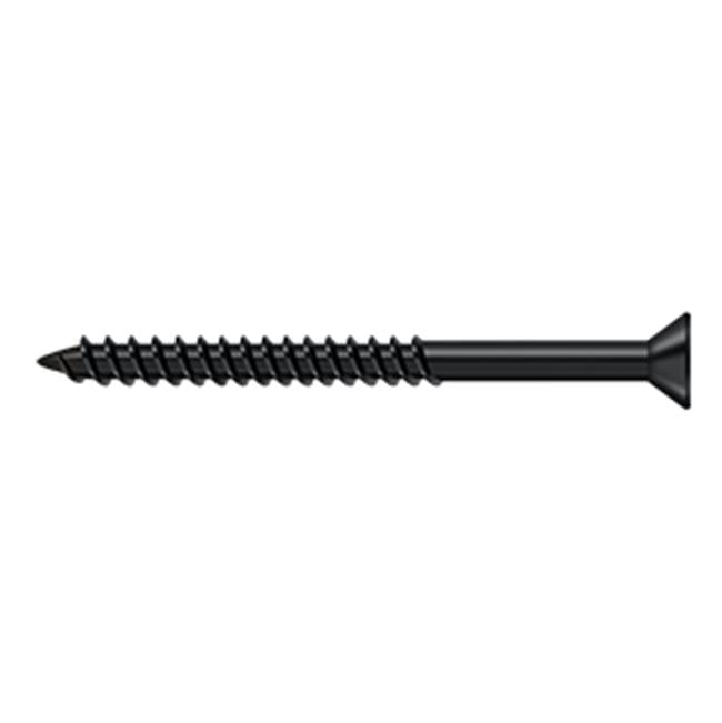Deltana - Wood Screw, Steel, No.10 x 2-1/2'' - Paint Black
