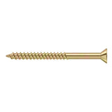 Deltana - Wood Screw, Steel, No.10 x 2-1/2'' - Zinc Dichromate