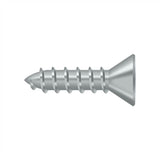 Deltana - Wood Screw, Steel, No.10 x 3/4'' - Brushed Chrome