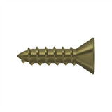 Deltana - Wood Screw, Steel, No.10 x 3/4'' - Antique Brass