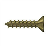 Deltana - Wood Screw, Steel, No.12 x 1'' - Antique Brass