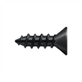 Deltana - Wood Screw, Steel, No.12 x 3/4'' - Paint Black