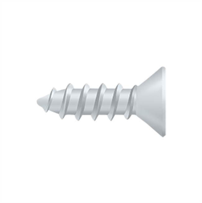 Deltana - Wood Screw, Steel, No.12 x 3/4'' - Prime Coat White