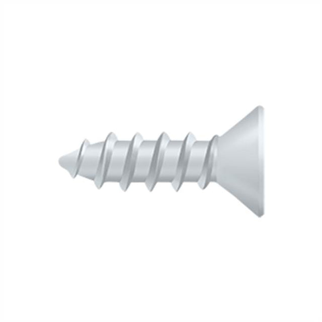 Deltana - Wood Screw, Steel, No.12 x 3/4'' - Prime Coat White