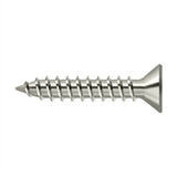 Deltana - Wood Screw, Steel, No.9 x 1'' - Polished Nickel