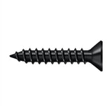 Deltana - Wood Screw, Steel, No.9 x 1'' - Paint Black
