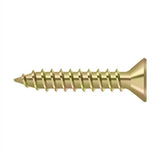 Deltana - Wood Screw, Steel, No.9 x 1'' - Zinc Dichromate
