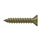 Deltana - Wood Screw, Steel, No.9 x 1'' - Antique Brass