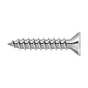 Deltana - Wood Screw, Steel, No.9 x 1'' - Prime Coat White