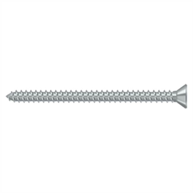 Deltana - Wood Screw, Steel, No.9 x 2-1/2'' - Brushed Chrome
