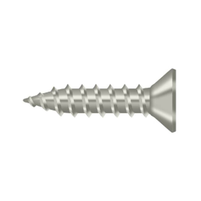 Deltana - Wood Screw, Steel, No.9x3/4'' - Brushed Nickel