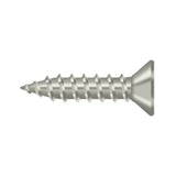 Deltana - Wood Screw, Steel, No.9x3/4'' - Brushed Nickel