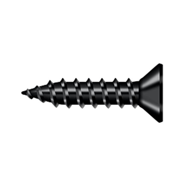 Deltana - Wood Screw, Steel, No.9x3/4'' - Paint Black