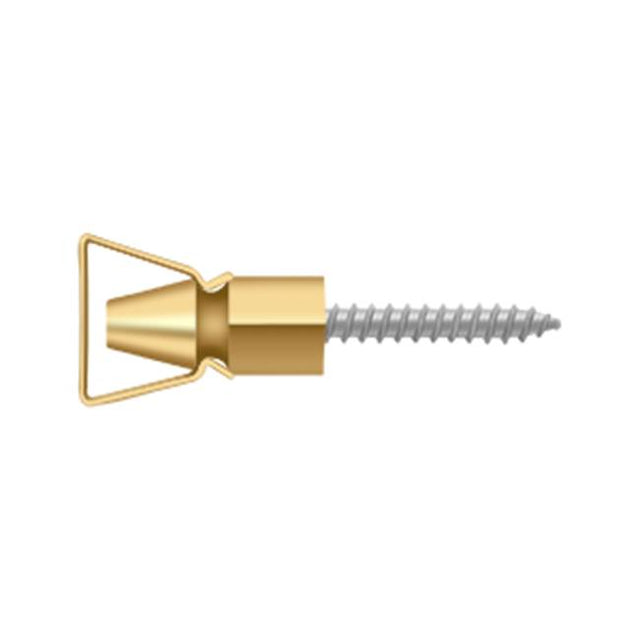 Deltana - Shutter Door Holder, 1-1/4'' - PVD Polished Brass