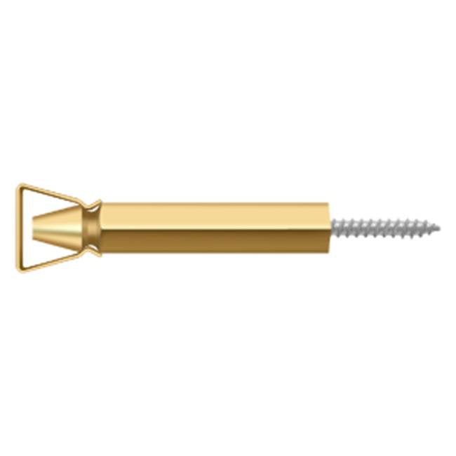 Deltana - Shutter Door Holder, 3-1/4'' - PVD Polished Brass
