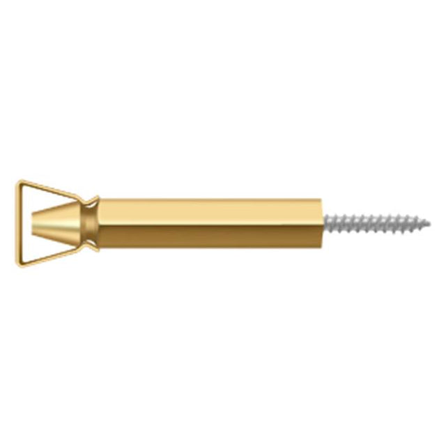 Deltana - Shutter Door Holder, 3-1/4'' - PVD Polished Brass