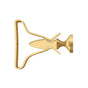 Deltana - Shutter Door Holder, 2-3/4'' - PVD Polished Brass