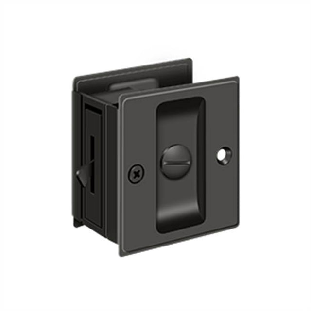 Deltana - Pocket Lock, 2-1/2'' x 2-3/4'' Privacy - Oil-rubbed Bronze