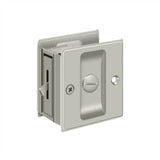 Deltana - Pocket Lock, 2-1/2'' x 2-3/4'' Privacy - Brushed Nickel