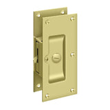 Deltana - Decorative Pocket Lock 6'', Privacy - Polished Brass