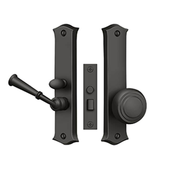 Deltana - Storm Door Latch, Classic, Mortise Lock - Oil-rubbed Bronze