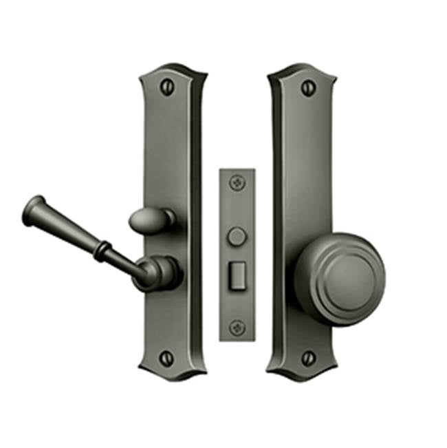Deltana - Storm Door Latch, Classic, Mortise Lock - Antique Nickel