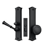 Deltana - Storm Door Latch, Classic, Mortise Lock - Paint Black