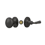 Deltana - Storm Door Latch, Round, Tubular Lock - Oil-rubbed Bronze