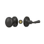 Deltana - Storm Door Latch, Round, Tubular Lock - Oil-rubbed Bronze