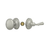 Deltana - Storm Door Latch, Round, Tubular Lock - Brushed Nickel