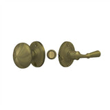 Deltana - Storm Door Latch, Round, Tubular Lock - Antique Brass