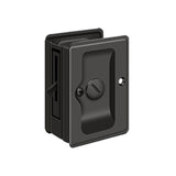 Deltana - HD Pocket Lock, Adjustable, 3-1/4'' x 2-1/4'' Privacy - Oil-rubbed Bronze