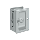 Deltana - HD Pocket Lock, Adjustable, 3-1/4'' x 2-1/4'' Privacy - Brushed Chrome